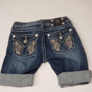 Miss Me girls Jean's cut off capri